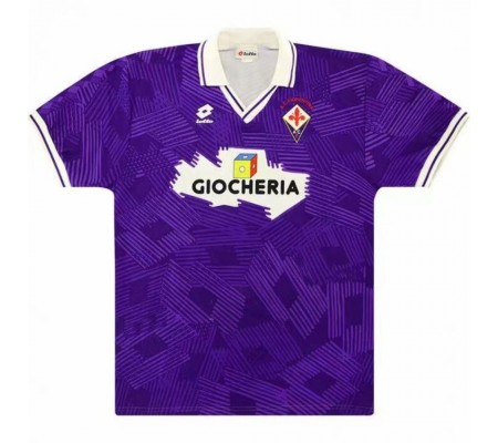 Fiorentina 91/92 Home Purple Soccer Jersey